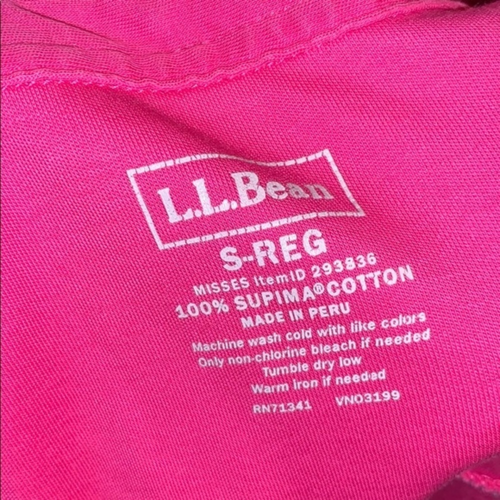 LL bean collared 3/4 sleeve top - Picture 4 of 4